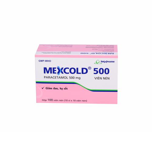 Mexcold 500mg (Paracetamol) Imexpharm (H/100v)