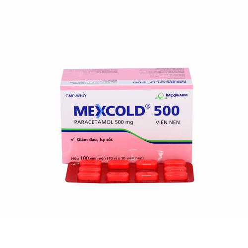 Mexcold 500mg (Paracetamol) Imexpharm (H/100v)