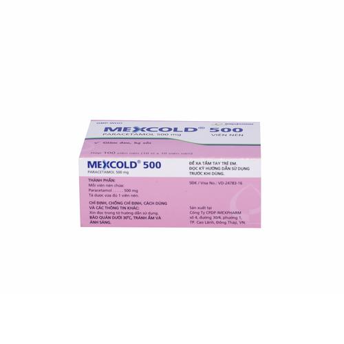 Mexcold 500mg (Paracetamol) Imexpharm (H/100v)