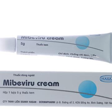 Mibeviru Cream (Acyclovir) Hasan (Tuýp 5gr)