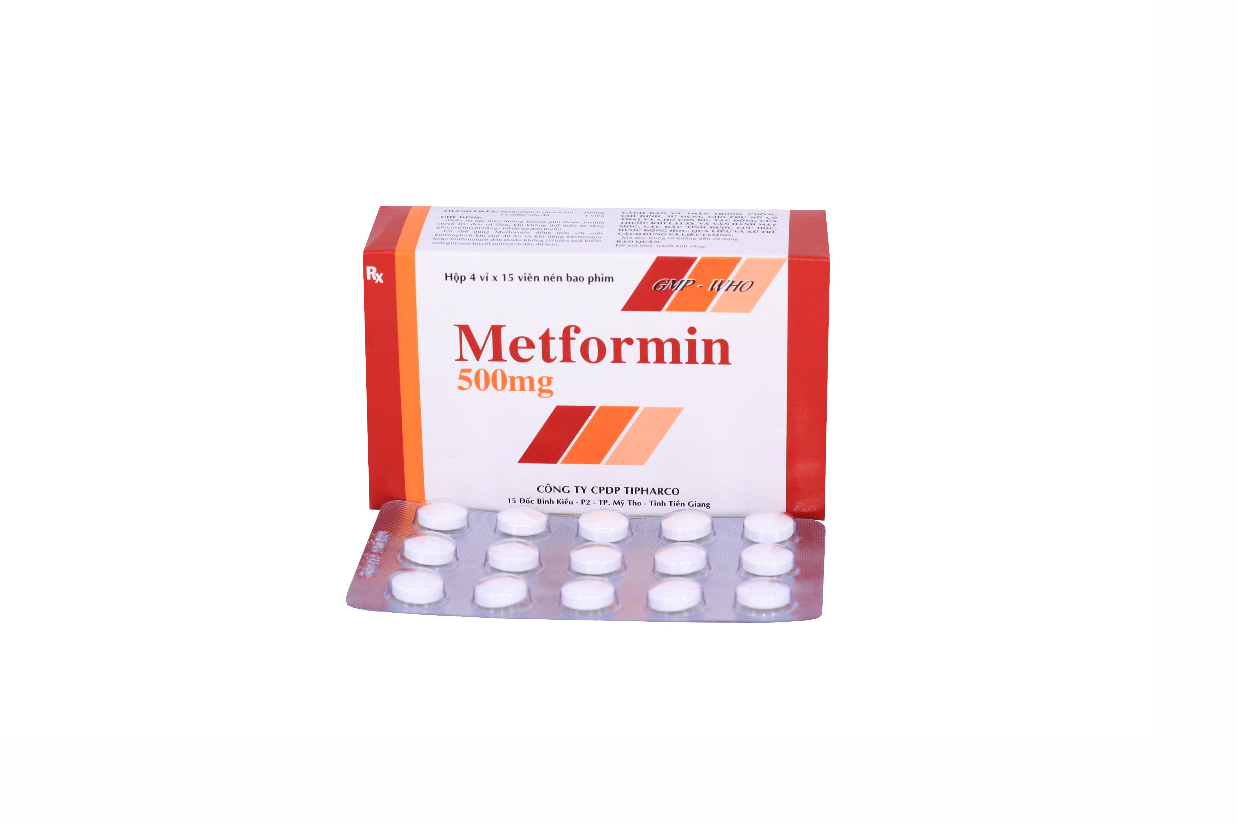 Metformin 500mg Tipharco (H/60v)