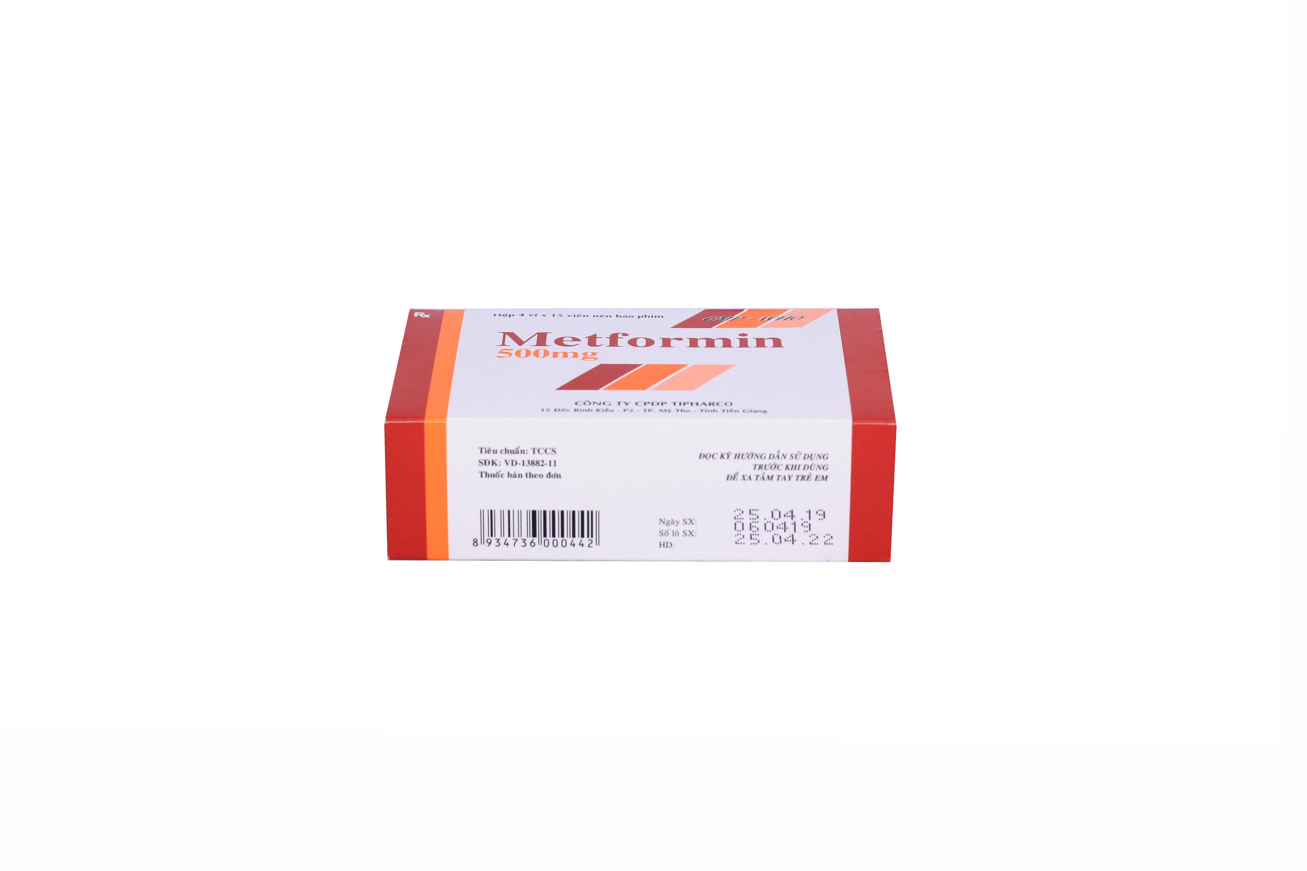 Metformin 500mg Tipharco (H/60v)