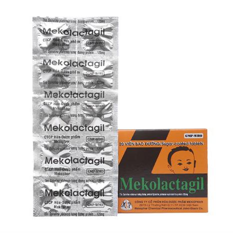 Mekolactagil (Tảo Spirulina) 200mg Mekophar (H/20v)