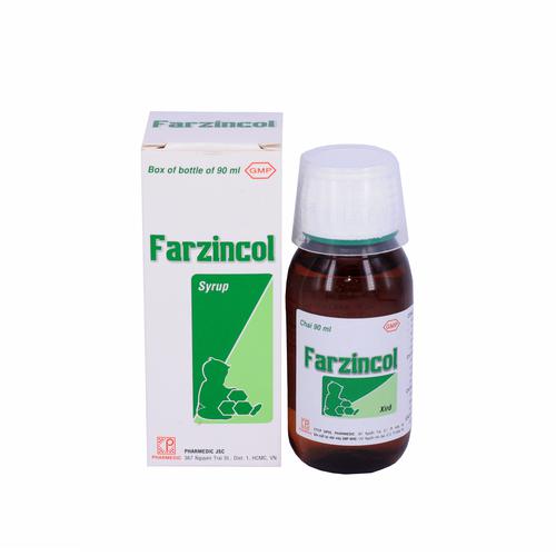 Farzincol Syrup 70 (Kẽm) Pharmedic (Lốc/10chai/90ml)