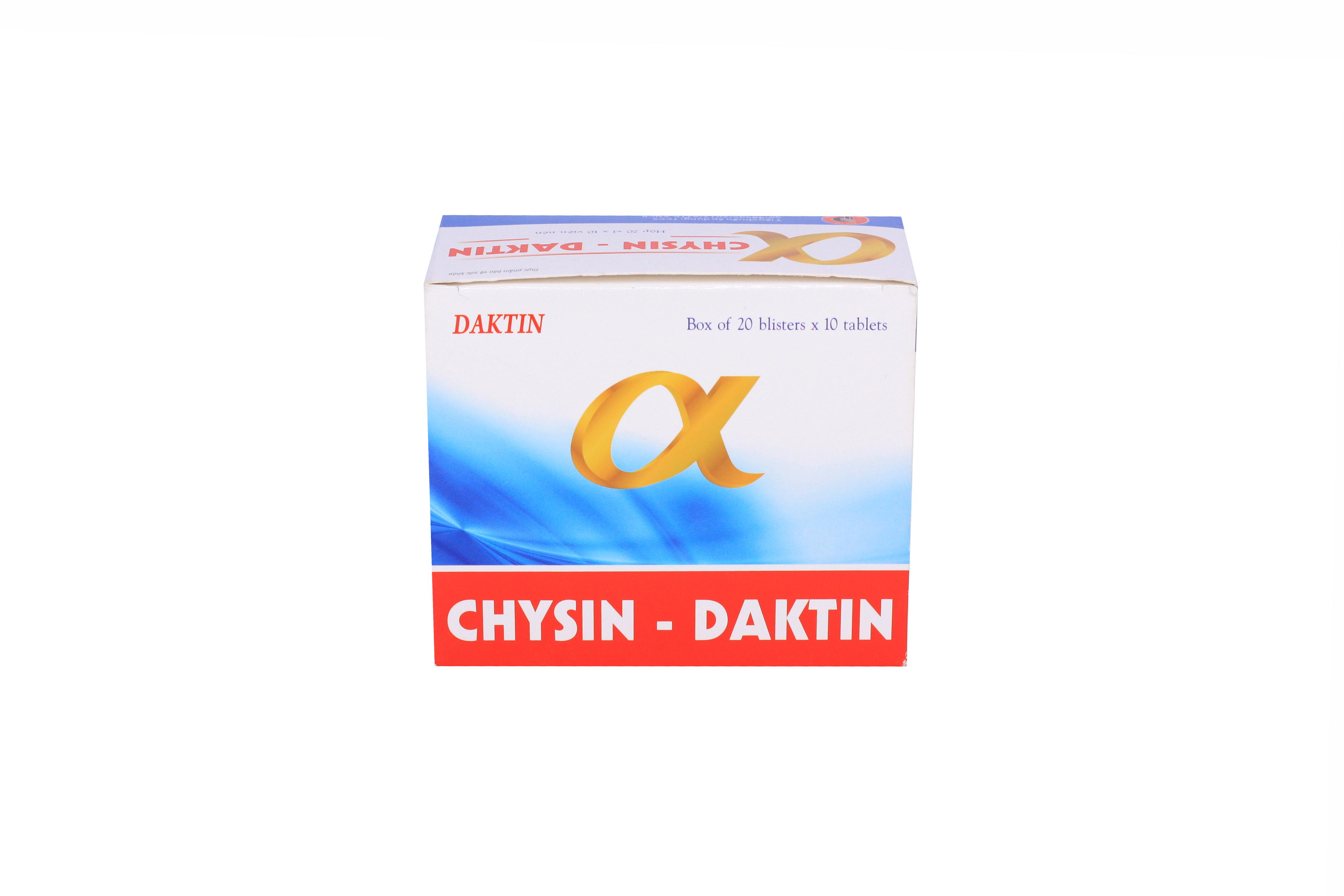 Alpha Chysin-Daktin (Bromelain, Papain) Đắk Tín (H/200v)