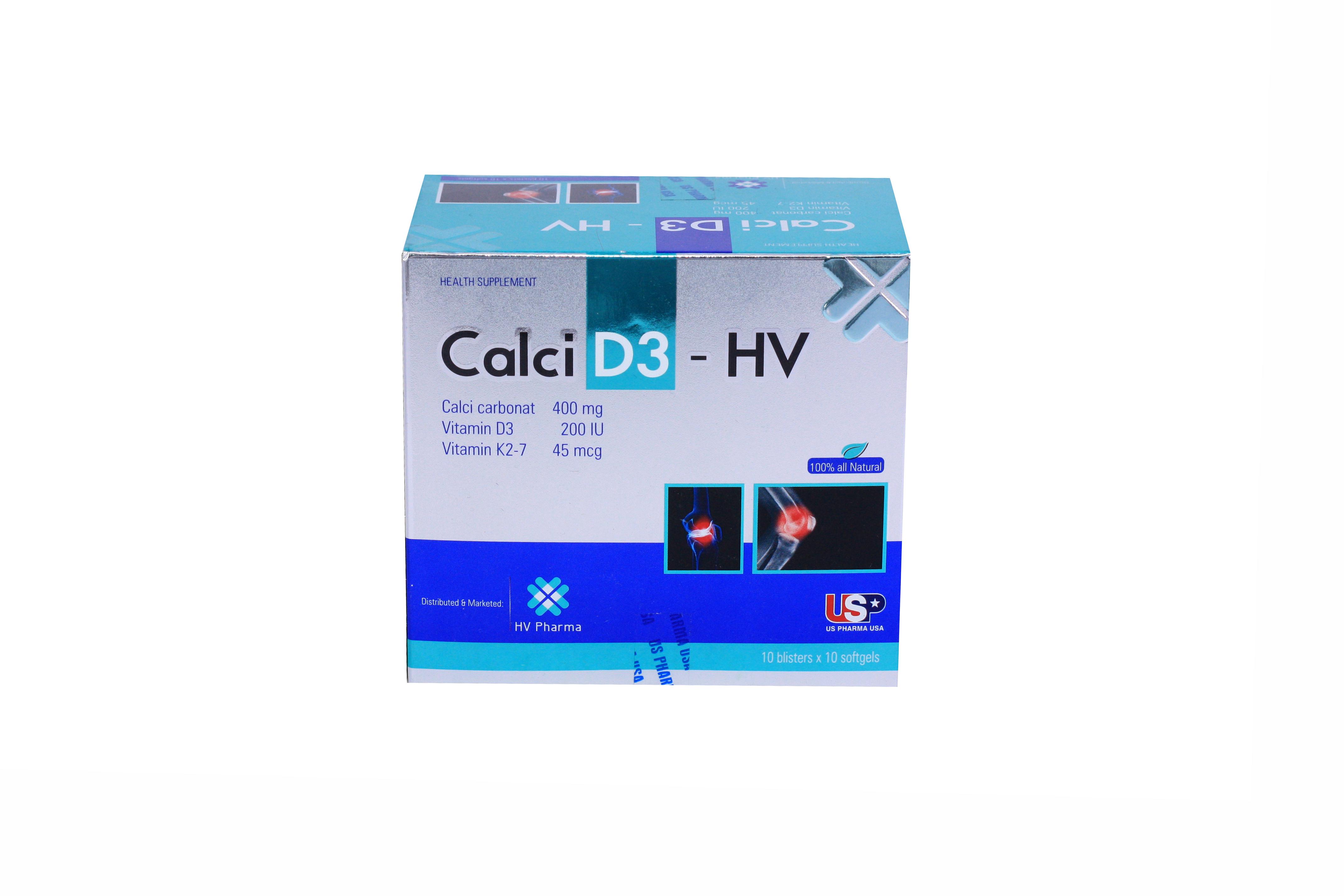 Calci D3 - HV US Pharma (H/100v)