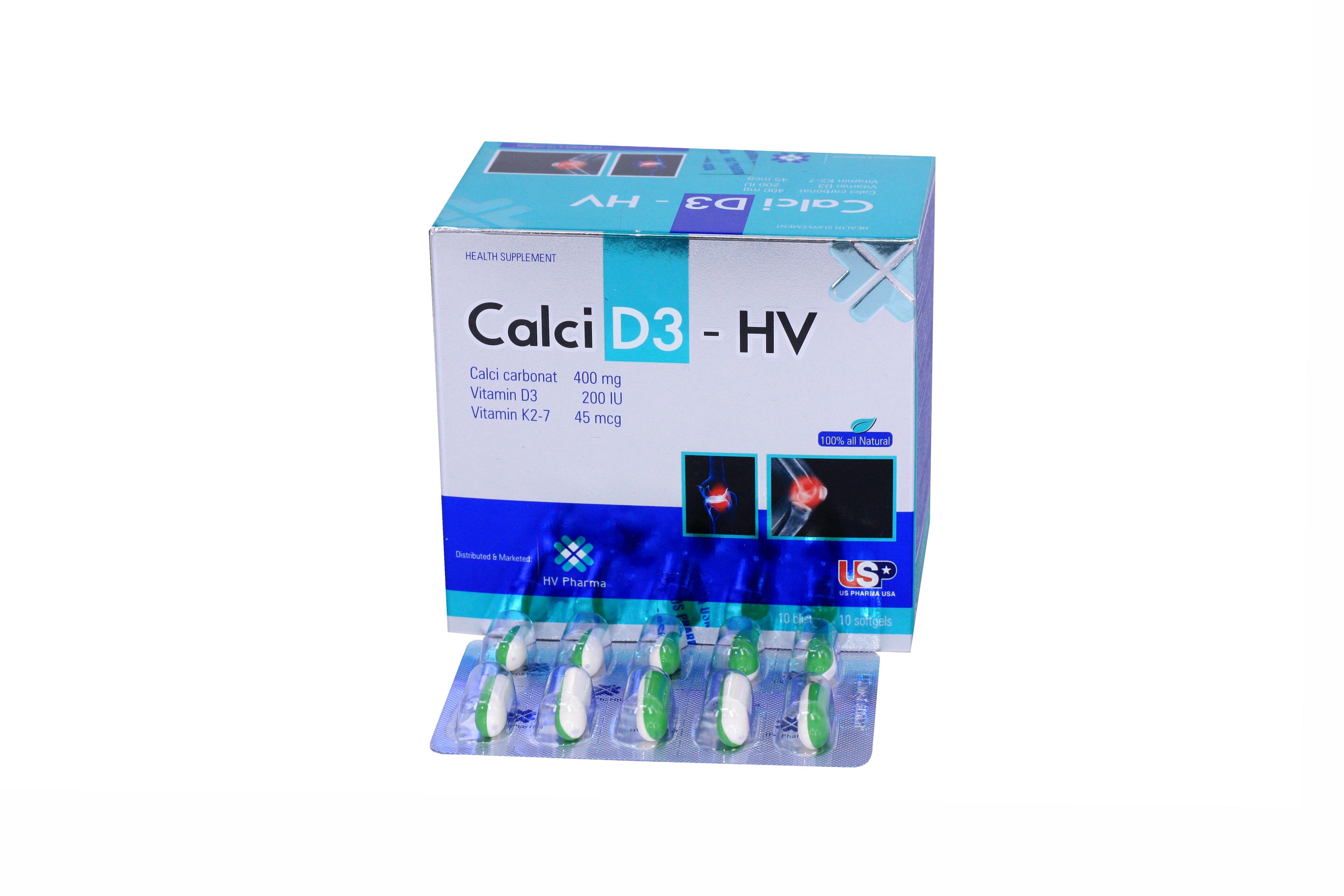 Calci D3 - HV US Pharma (H/100v)