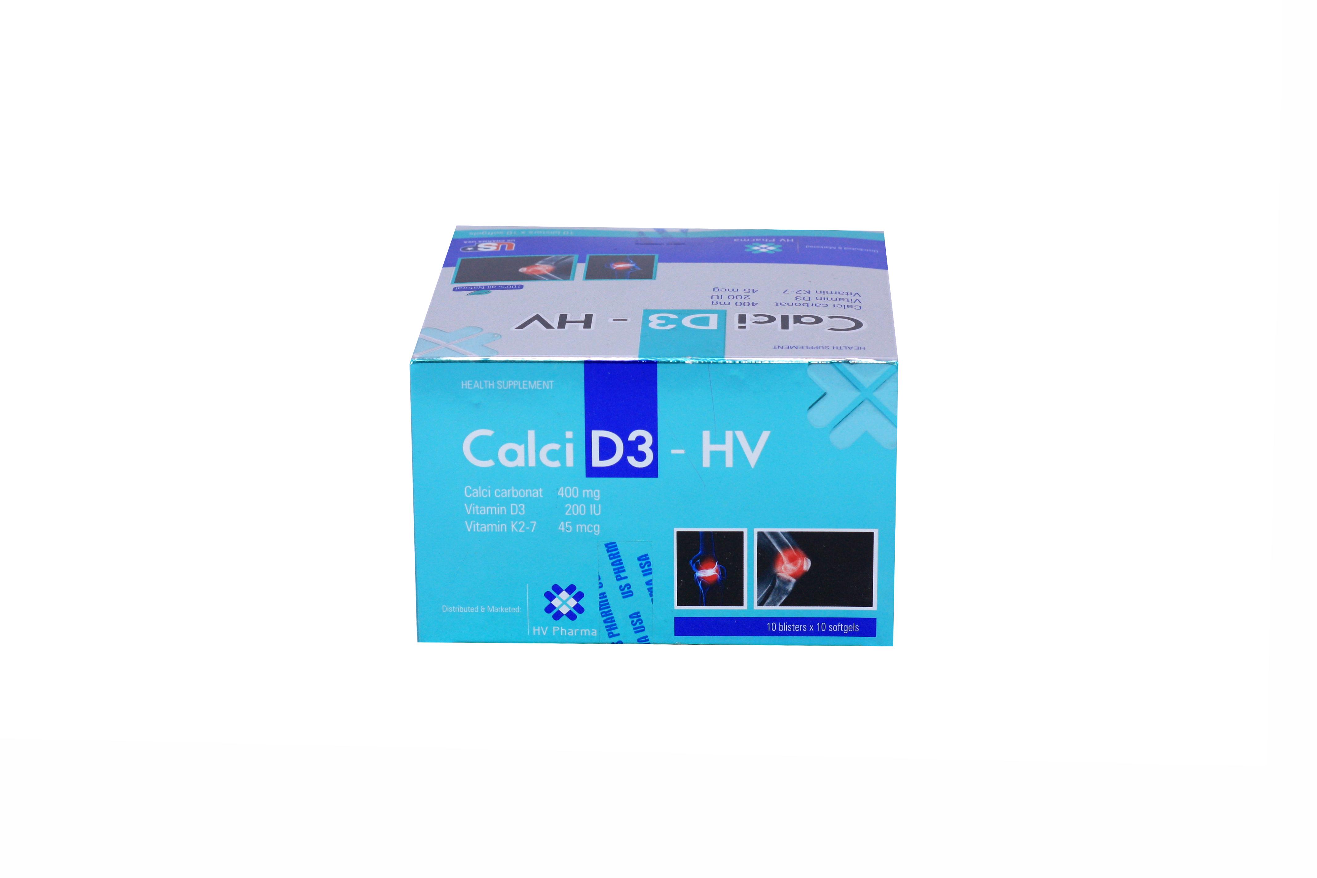 Calci D3 - HV US Pharma (H/100v)