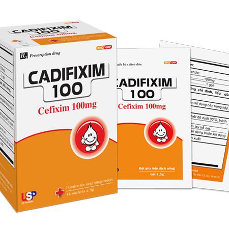 Cadifixim (Cefixim) 100mg US Pharma (H/14gói)