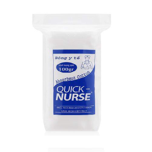 Bông Y Tế Quick Nurse (Lốc/10gói/100gr)