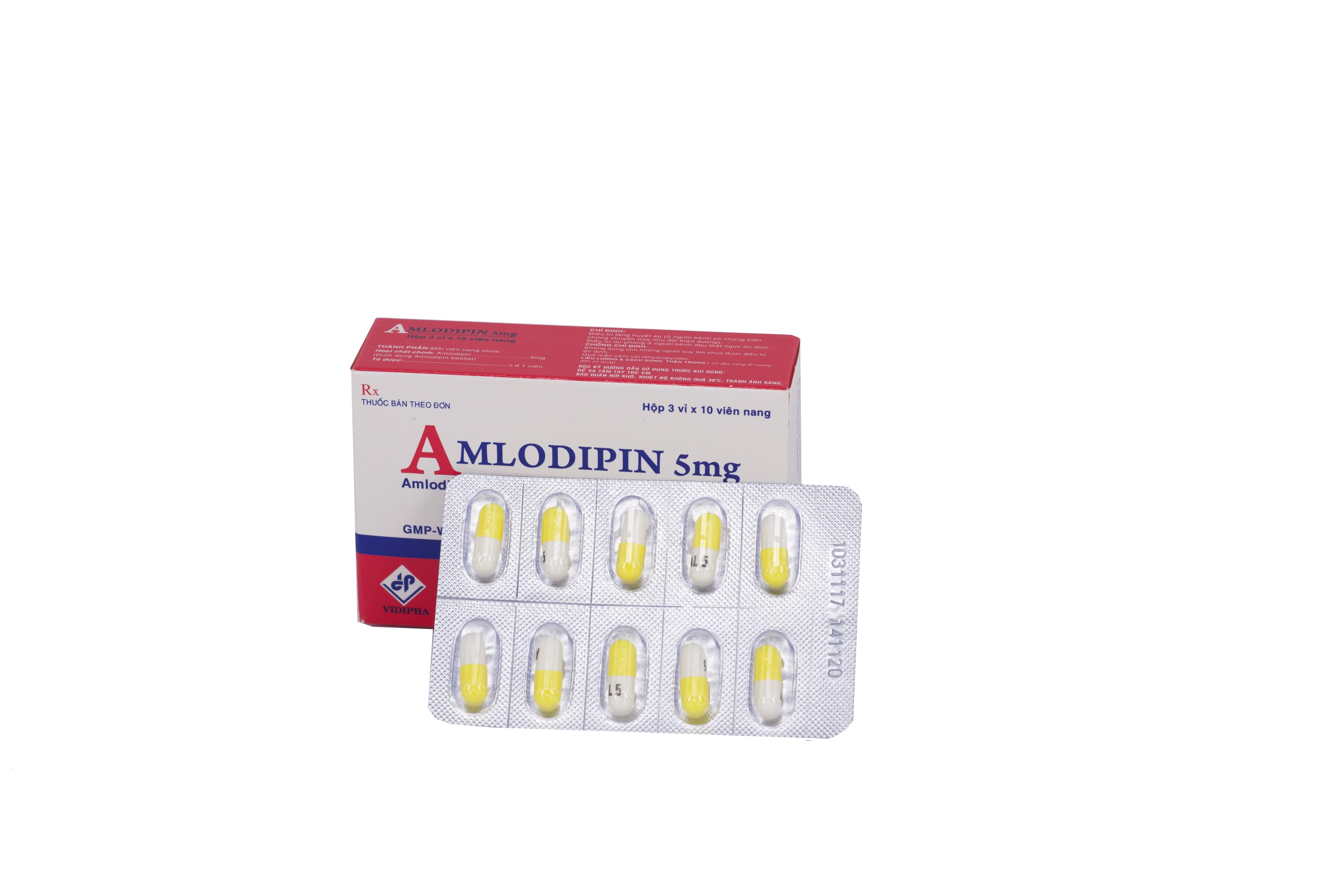 Amlodipin 5mg Vidipha (H/30v)