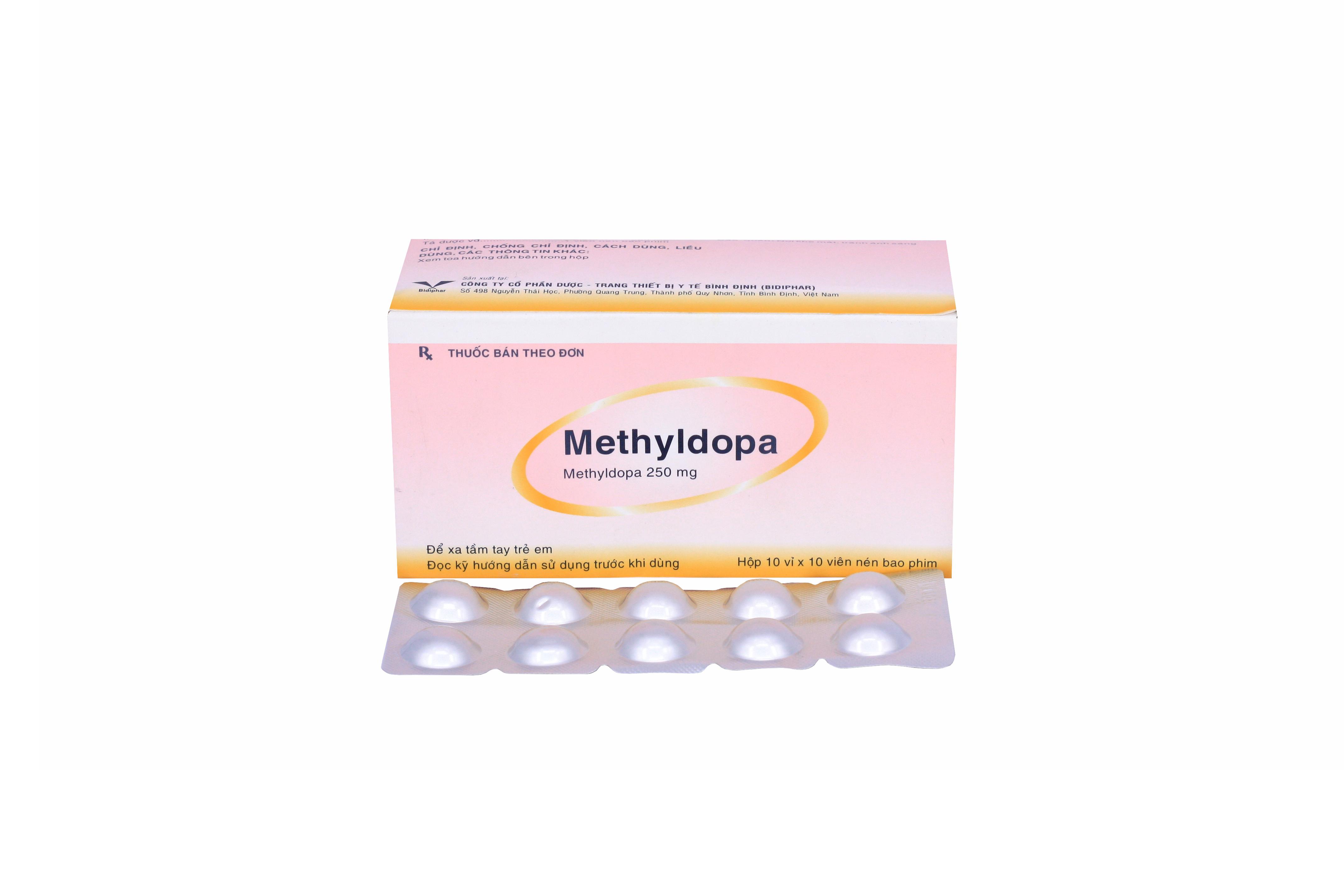 Methyldopa 250mg (Methyldopa) Bidiphar (H/100v)