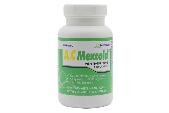 A.C Mexcold (Paracetamol) 325mg Imexpharm (C/200v)