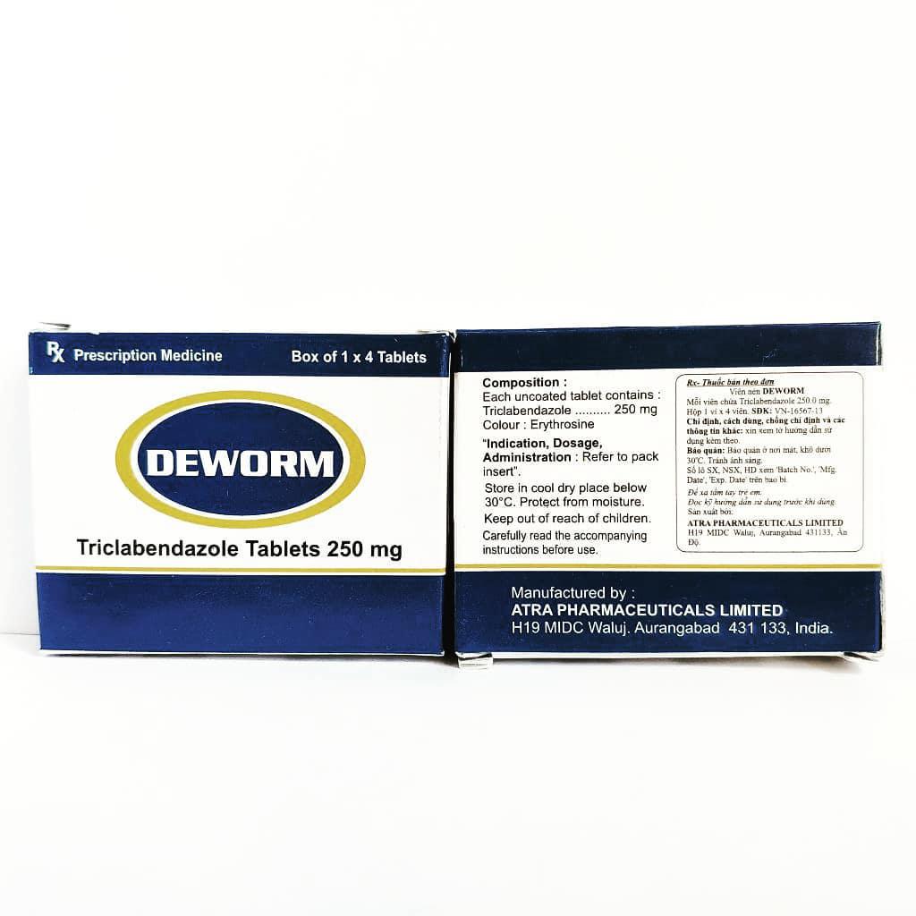 Deworm (Triclabendazole) 250mg Atra (H/4v)