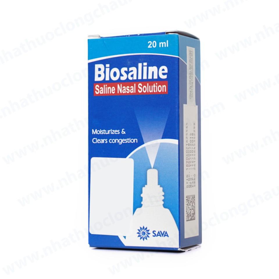 Biosaline (Sodium Chloride) Bio (C/20ml)