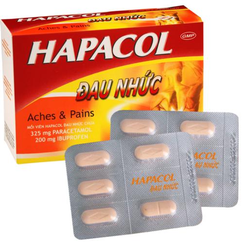 Hapacol Đau Nhức (Paracetamol, Ibuprofen) DHG Pharma (H/50v)