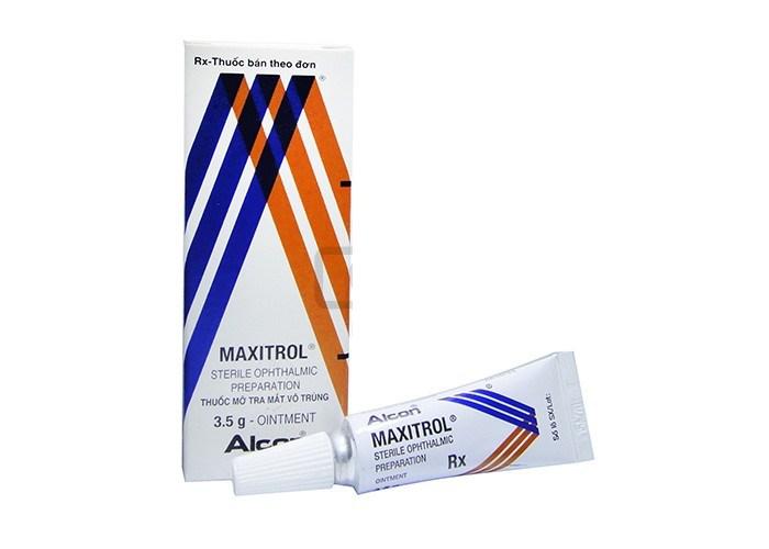 Maxitrol (Polymyxin B, Dexamethason, Neomycin) Alcon (Lốc/5chai/3,5gr)