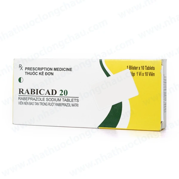 Rabicad 20 (Rabeprazole) Cadila (H/10v)