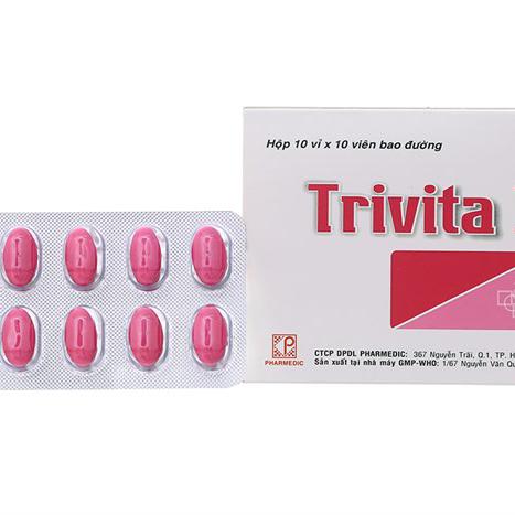 Trivita B (Viamin B1, Viamin B2, Viamin B6) Pharmedic (H/100v)