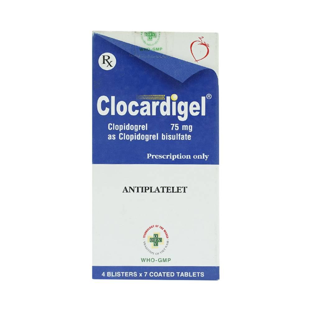 Clocardigel (Clopidogrel) 75mg OPV (H/28v)