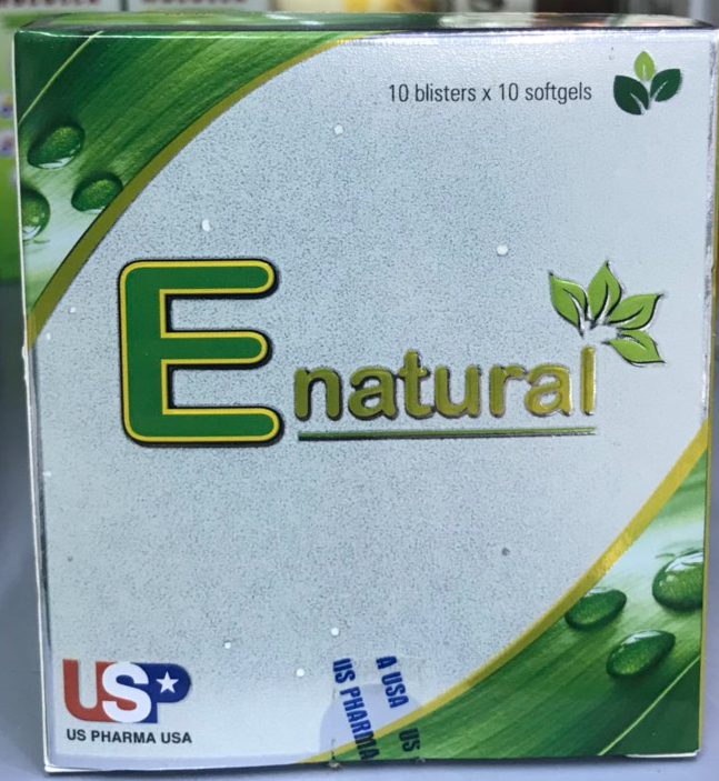 E Natural Xanh US Pharma (H/100v)