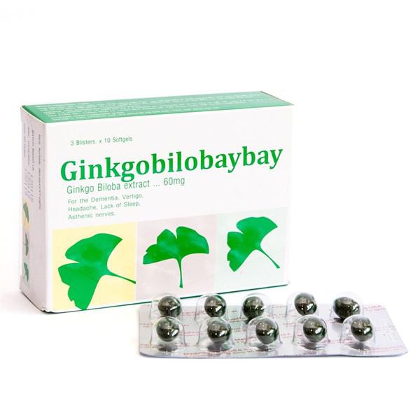 Ginkgobilobaybay 60mg Mediphar (Lốc/5hop/30v)