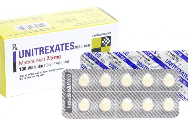 Unitrexates (Methotrexat) 2.5mg Korea United Pharm (H/100v)