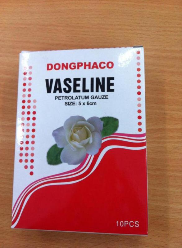 Gạc Vaseline Petrolatum Gauze Dongphaco (H/10m)