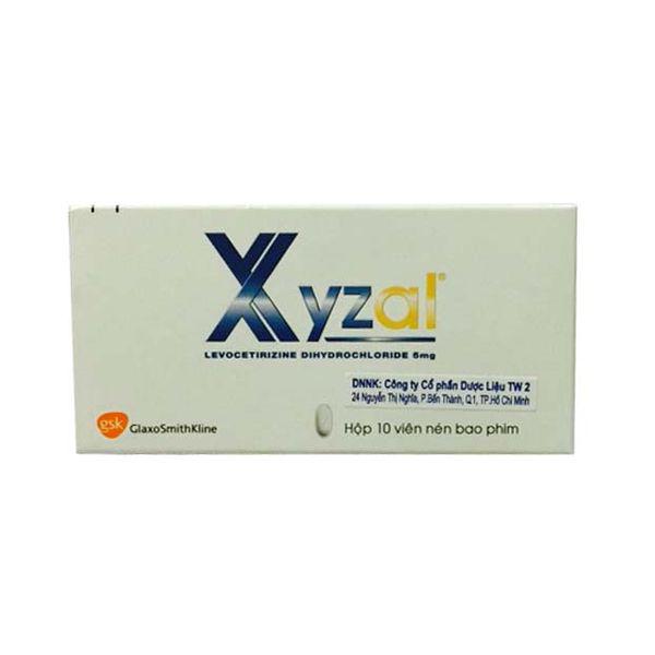 Xyzal 5mg (Levocetirizin)  GSK (H/10v)
