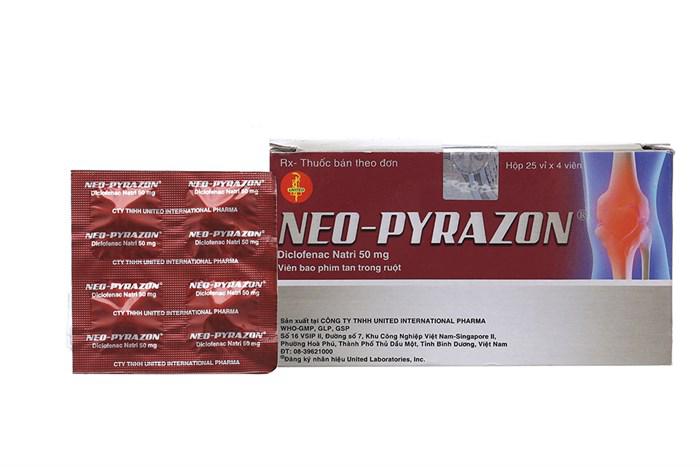 Neo-Pyrazon (Diclofenac Natri) United (H/100v)
