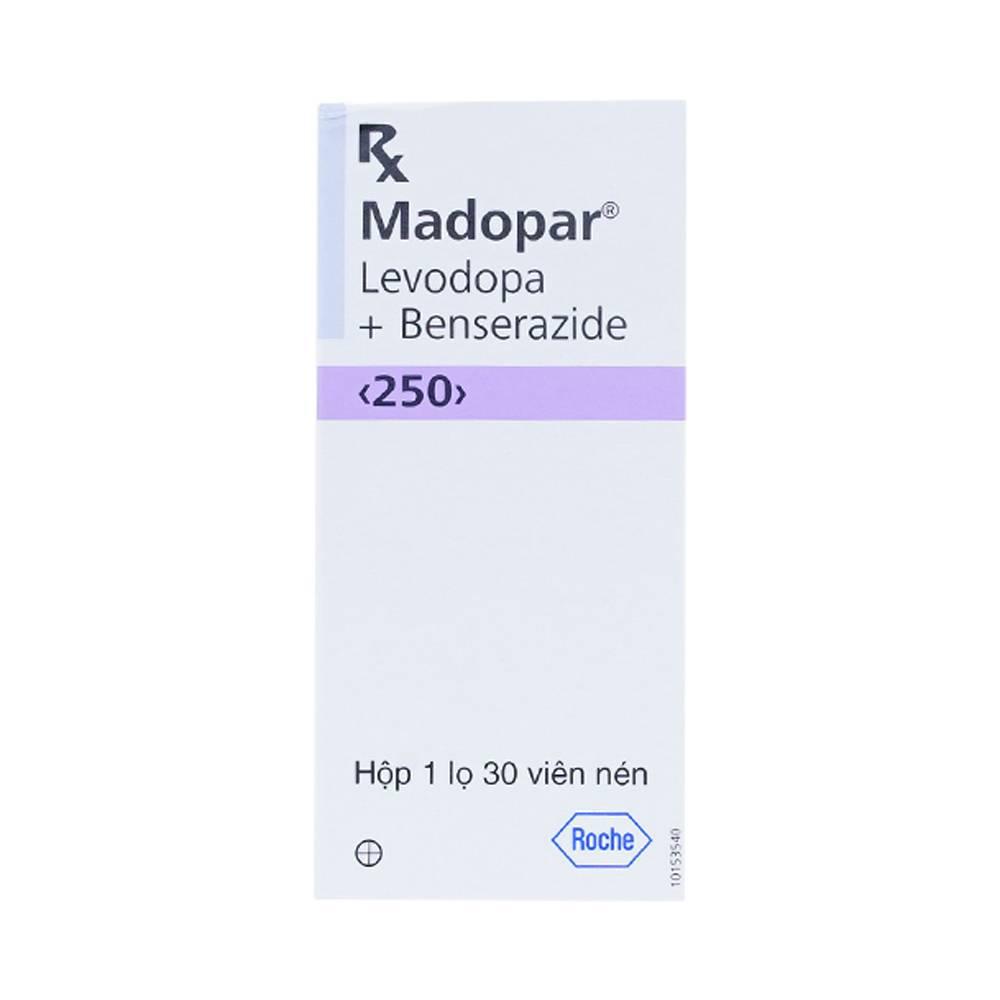 Madopar (Levodopa + Benserazide) 250 Roche (C/30v)