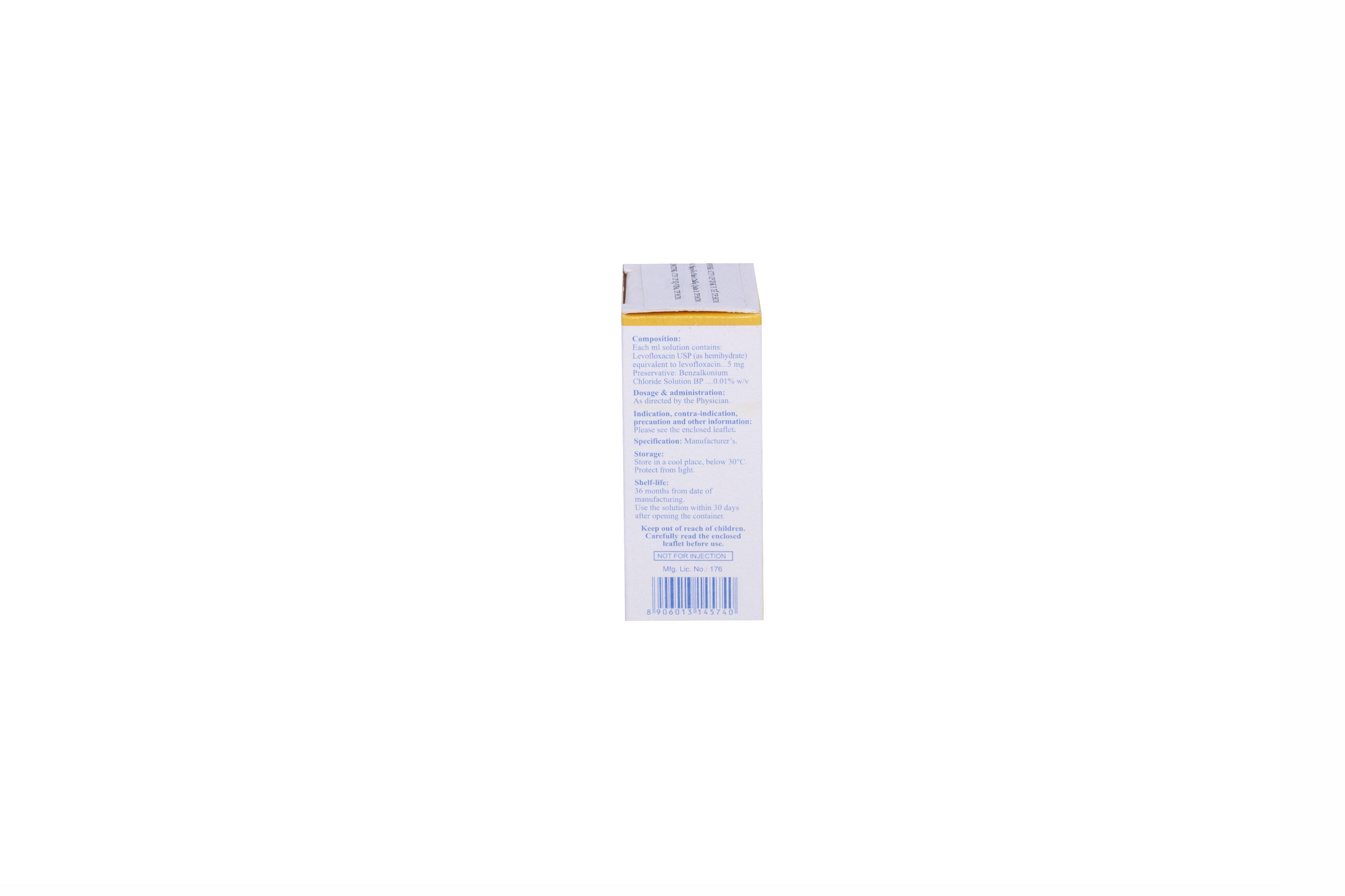 Leeflox 0.5% (Levofloxacin) Centaur (Lốc/10c/5ml)