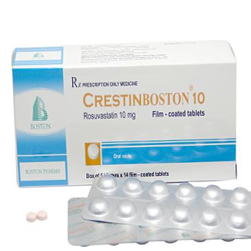 Crestin 10 (Rosuvastatin) Boston (H/70v)