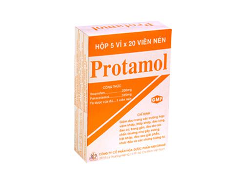 Protamol (Paracetamol, Ibuprofen) Mekophar (H/100v)