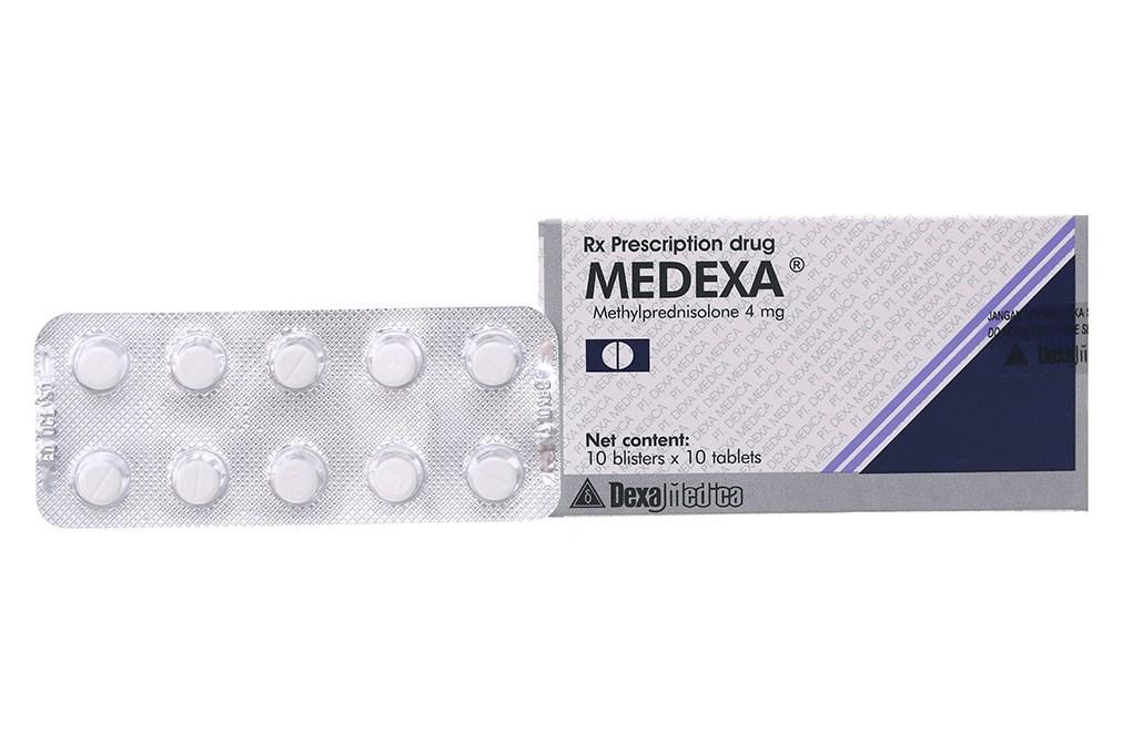 Medexa 4mg (Methylprednisolon) Medica (H/100v)
