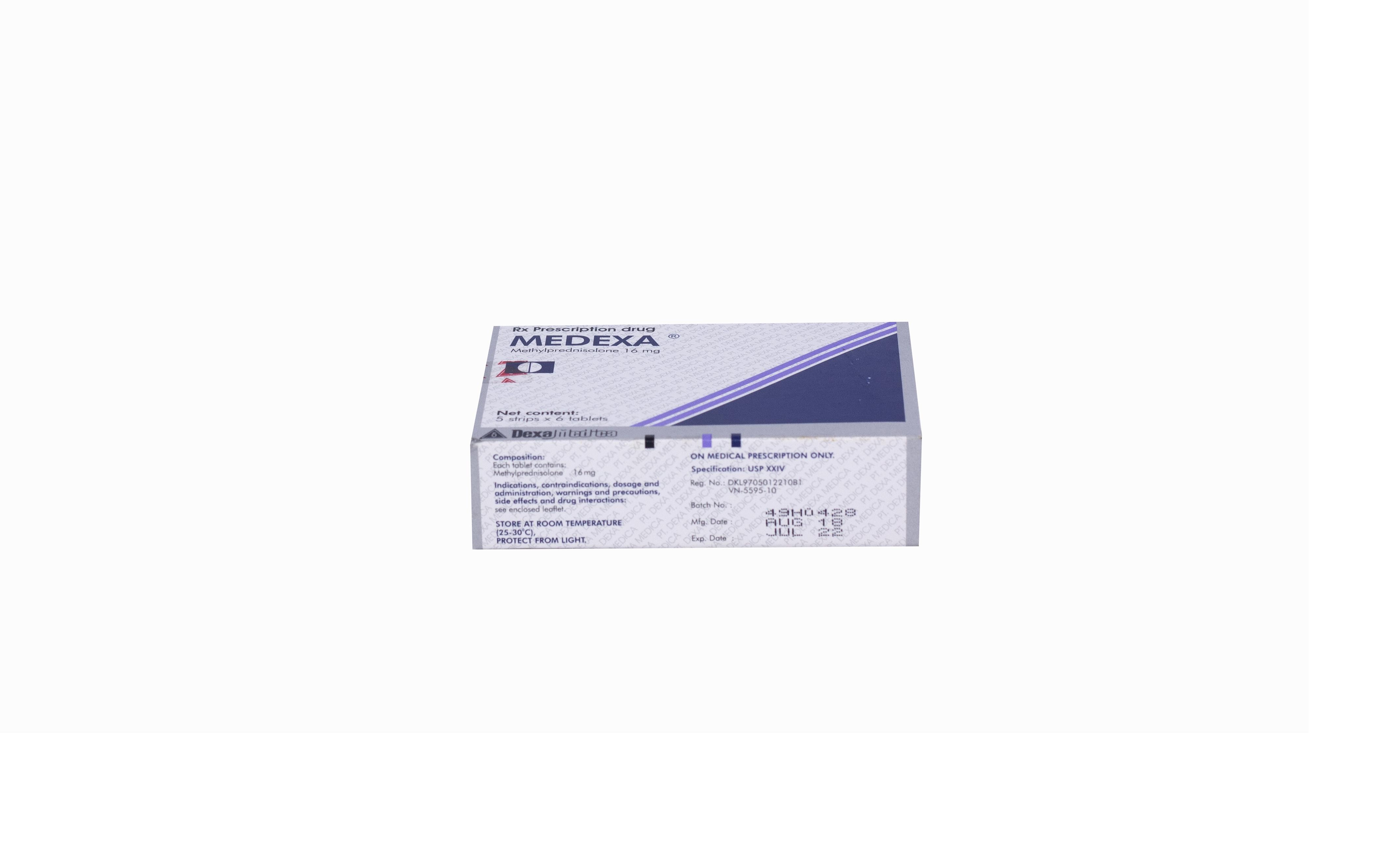 Medexa 16mg (Methylprednisolon) Dexa Medica (H/30v)