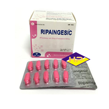 Ripaingesic (Paracetamol, Diclofenac Natri) Thành Nam (H/100v)