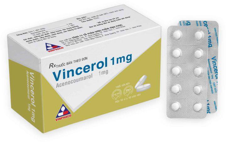 Vincerol 1mg (Acenocoumarol) Vinphaco (H/100v)
