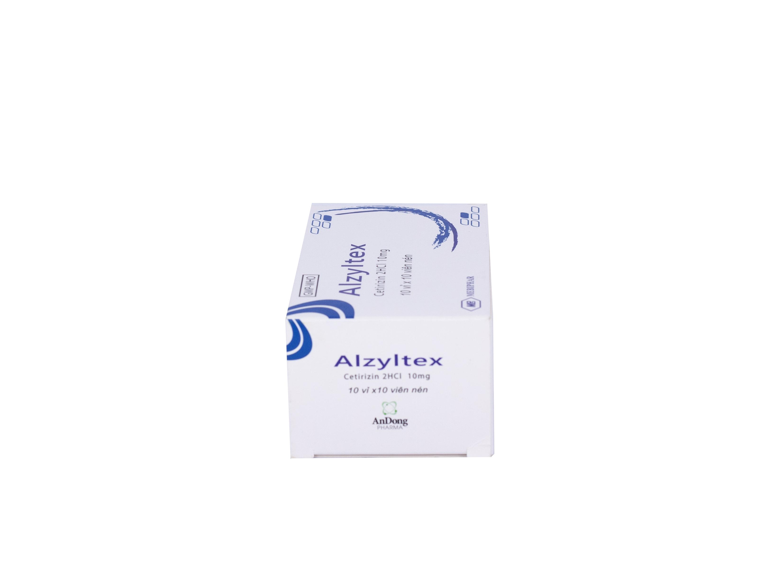 Alzyltex (Cetirizine) 10mg Mebiphar (H/100v)