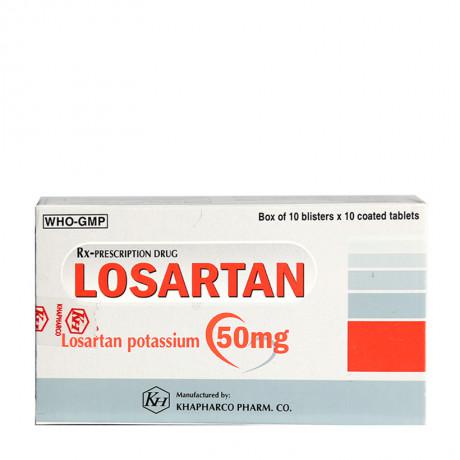 Losartan 50mg Khapharco (H/100v)
