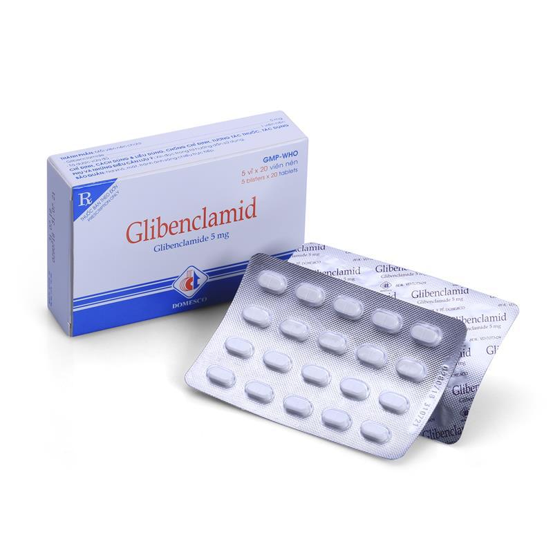Glibenclamide 5mg Domesco (H/100v) 