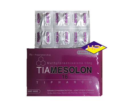Tiamesolon 16 (Methylprednisolon) Tipharco (H/30v)