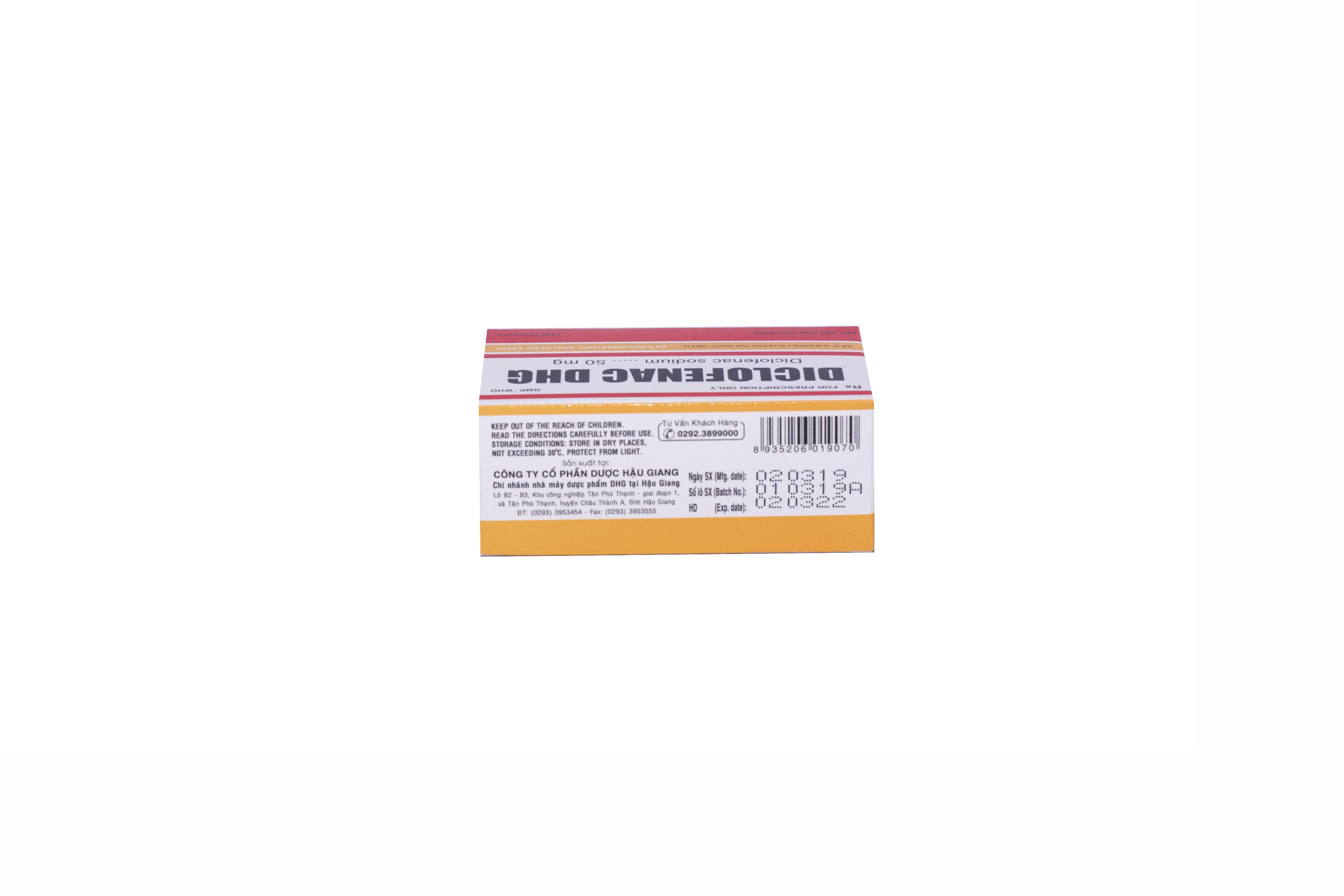 Diclofenac 50mg DHG Pharma (H/100v)