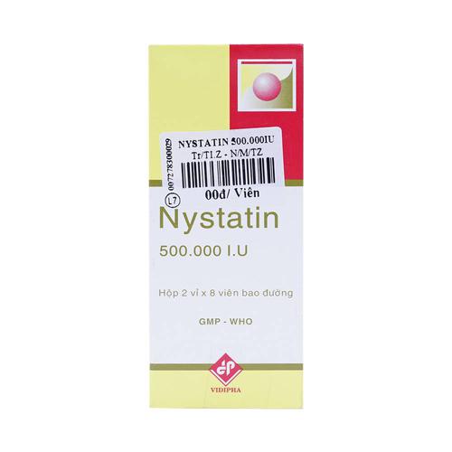 Nystatin 500.000 IU Vidipha (H/16v) (Nhỏ)