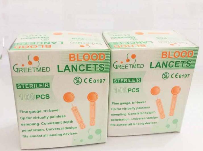Kim Lấy Máu Blood Lancets Greetmed (H/100c)