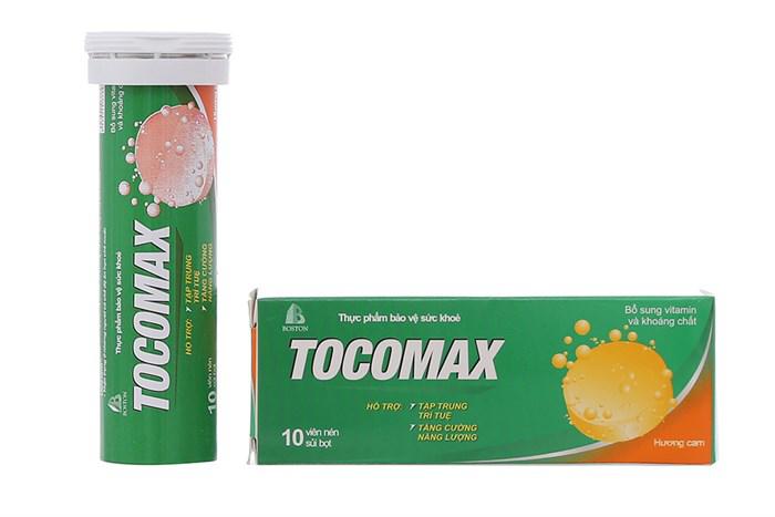 Viên Sủi Bổ Sung Vitamin Tocomax Boston (Tuýp/10 Viên)