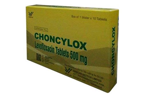 Choncylox (Levofloxacin) 500mg Windlas (H/10v)