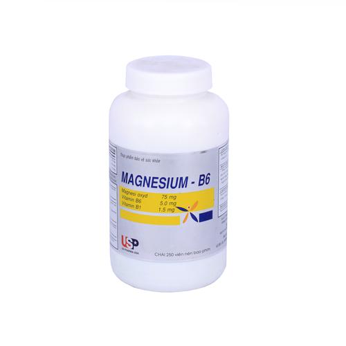 Magnesium - B6 US Pharma (C/250v)