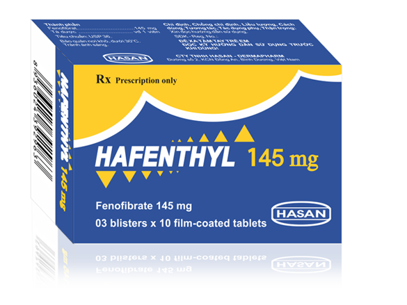 Hafenthyl 145mg (Fenofibrat) - Hasan (h/30v)