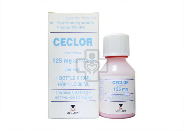 Ceclor (Cefaclor) 125mg/5ml Menarini (C/30ml)